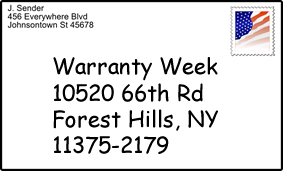 Stamped Envelope