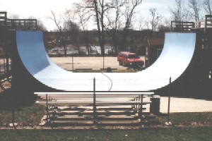 Veterans Park halfpipe