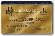 BBJ Gold Card