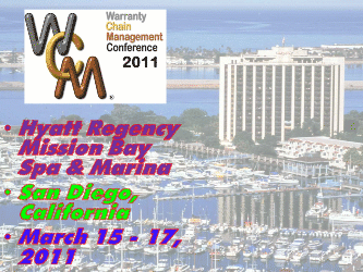 Warranty Chain Management Conference